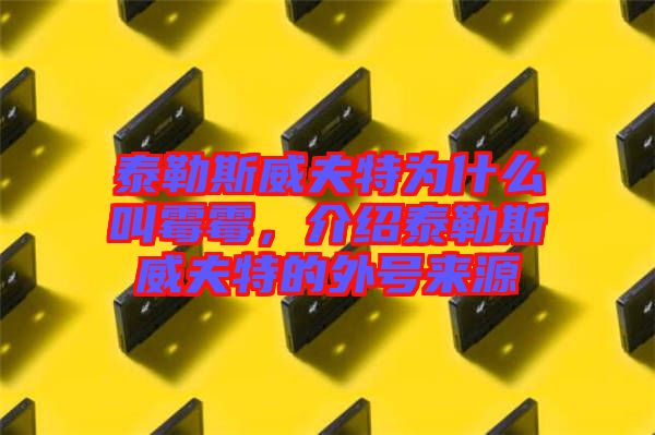 泰勒斯威夫特為什么叫霉霉，介紹泰勒斯威夫特的外號來源