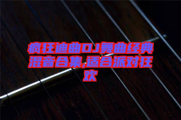 瘋狂迪曲DJ舞曲經(jīng)典混音合集,適合派對狂歡