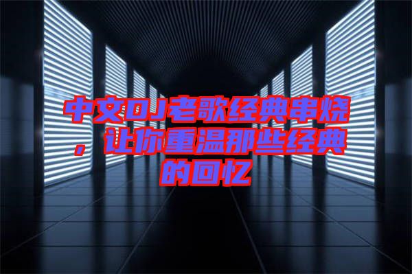 中文DJ老歌經典串燒，讓你重溫那些經典的回憶