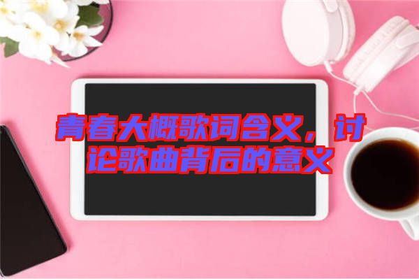 青春大概歌詞含義，討論歌曲背后的意義