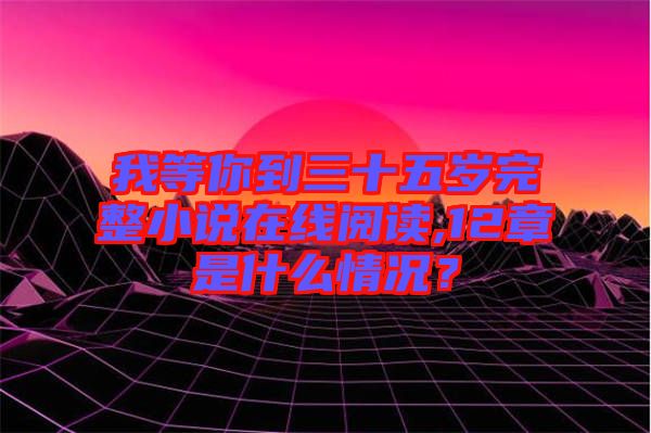 我等你到三十五歲完整小說在線閱讀,12章是什么情況？