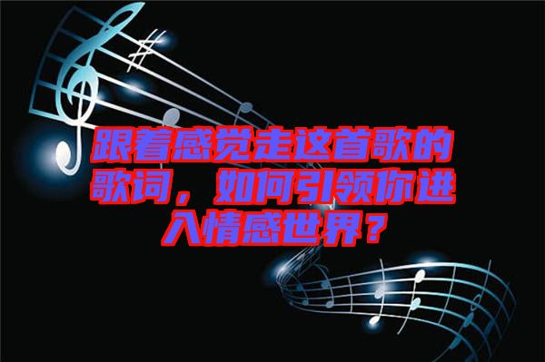 跟著感覺(jué)走這首歌的歌詞，如何引領(lǐng)你進(jìn)入情感世界？